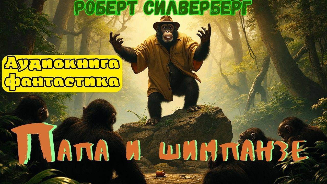 📚Роберт Силверберг «Папа и шимпанзе» I Фантастика I  Аудиокнига...