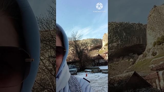 13.02. 2025➡️Еду в Бахчисарай➡️Успенский мужской монастырь➡️Подъем в Пещерный город Чуфут-Колле