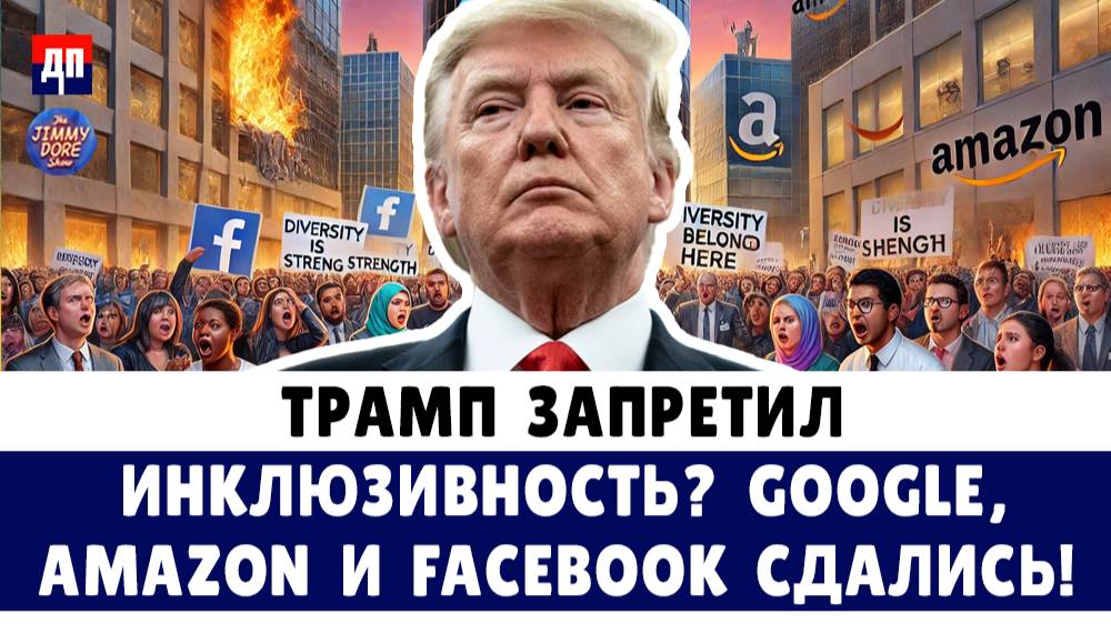 Трамп запретил инклюзивность? Google, Amazon и Facebook сдались!! | Джимми Дор