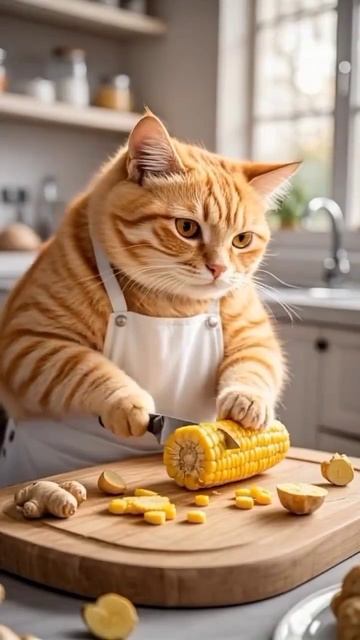 Рыжий котик