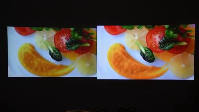 СРАВНЕНИЕ XGIMI Z4 AURORA 720P СЛЕВА И  XGIMI H1 1080P СПРАВА53