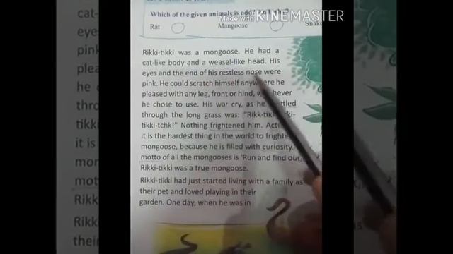 4TH CLASS - 9TH SEP 2020 - ENG - CH - 8 { RIKKI - TIKKI }
