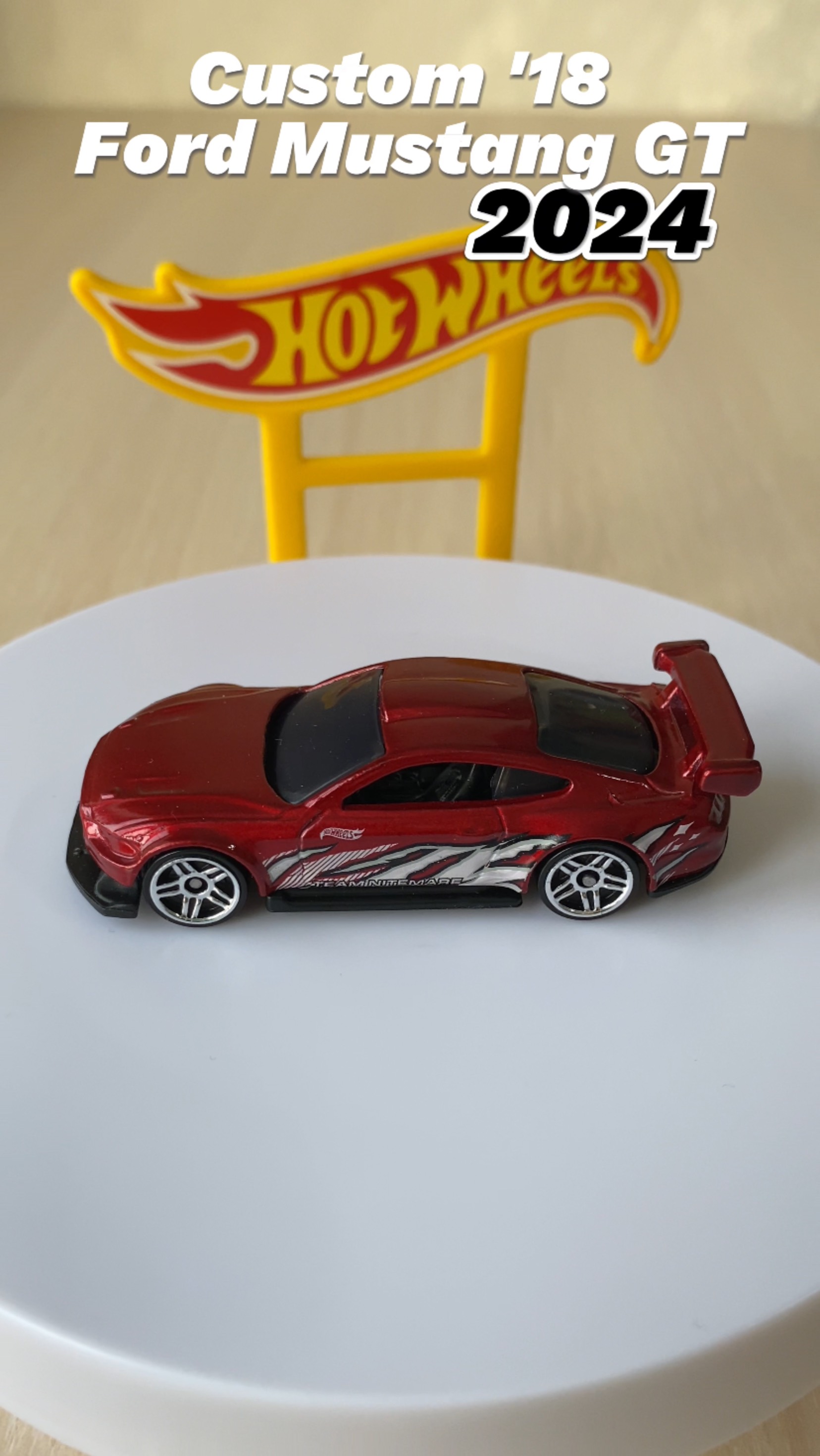 Custom 18 Ford Mustang GT 2024 Hot wheels