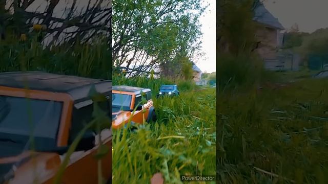 Катаем возле дома Ford Bronco HB Toys, Jeep Wrangler JK Injora.
