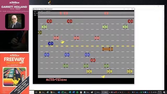 Freeway - Atari 2600 EMU - Game 7 B/B - 22 *EMU WR*