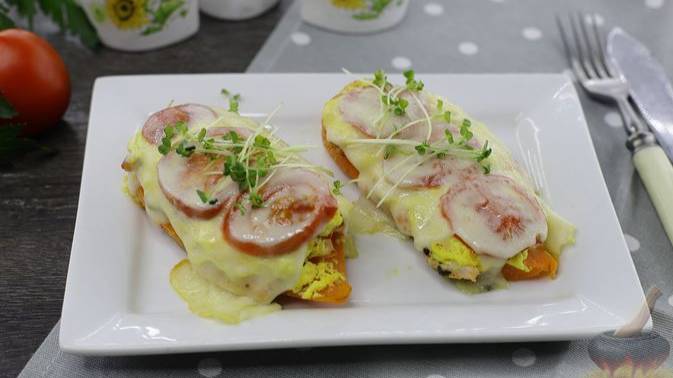 Интересная замена картофеля. КУРИЦА С БАТАТОМ И ПОМИДОРАМИ