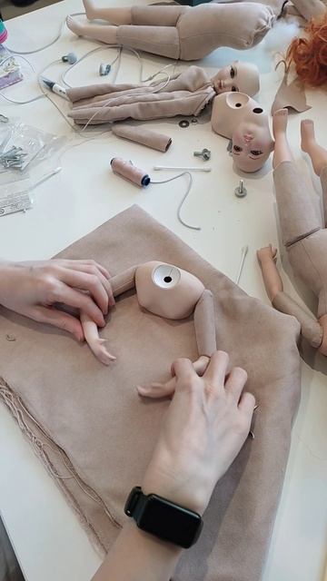 Таинство сборки будуарной куклы