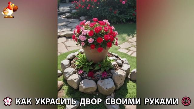 Как украсить двор дома фото идеи (117) 🏡 для дачи и сада своими руками 🌷🪻🌺💮