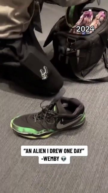 Wemby’s shoes are crazy
