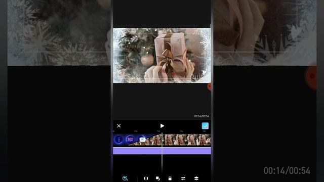 Урок по созданию новогодней открытки Meitu