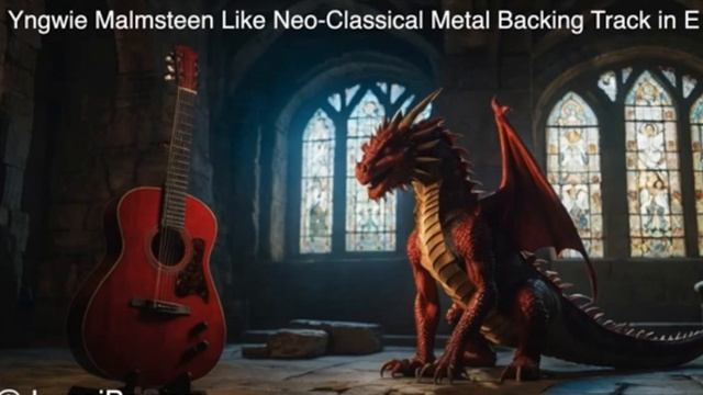 Yngwie Malmsteen Like Neo Classical Backing Track in E