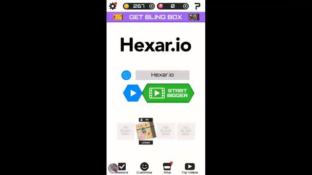 Стрим игры "Hexar.io".