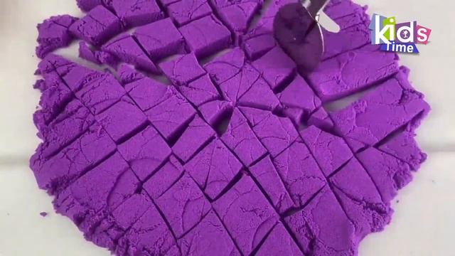 Кинетический песок. Игры с песком -3- Звуки АСМР. Видео для детей