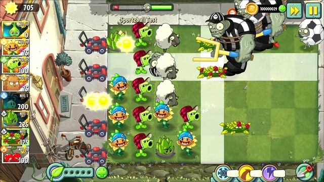 9.8.1 New Unfinished Sportzball Zombies - Plants vs. Zombies 2