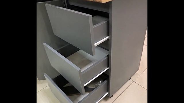 Кухня Мори 2.0 Графит МП