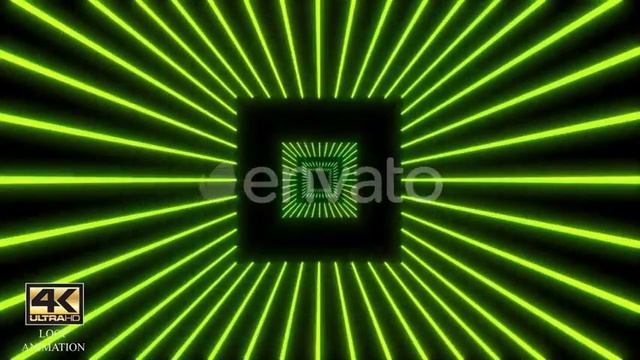 Square Neon Tunnel Pack | Motion Graphics - Videohive template