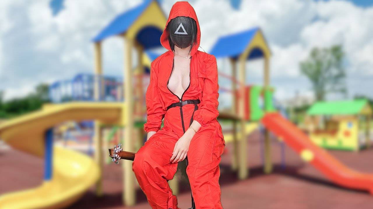 Солдатик из игры в кальмара после работы