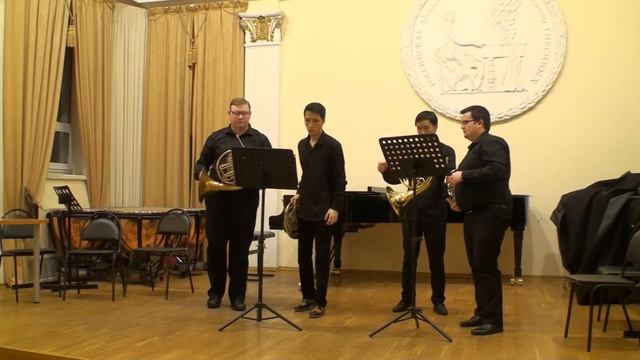 Игорь Рехин. Праздничные фанфары для 4-х валторн.