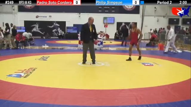 Schultz MFS 66 KG Champ. Round 2: Pedro Soto Cordero (Puerto Rico) vs. Philip Simpson (U.S Army)