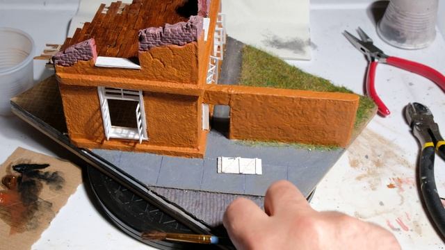 Tamiya 1/48 M4A1 Sherman, the diorama build, part 3