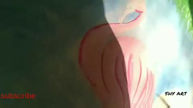 Flamingo bird painting technique for beginners / 21 / shy art