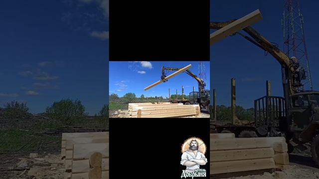 Норвежский Лафет🇧🇻. Артель Добрыня Срубы🏠. VID_20250205223242.mp4