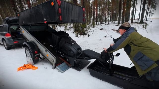 ЛУЧШИЙ БЮДЖЕТНЫЙ ПРИЦЕП ДЛЯ ТОФАЛАР 500! Погрузка, выгрузка в одно лицо.