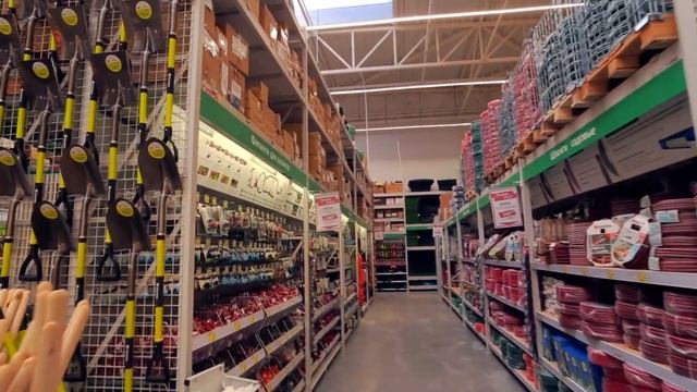 Рекламное видео на ТВс открытия нового магазина Бауцентр