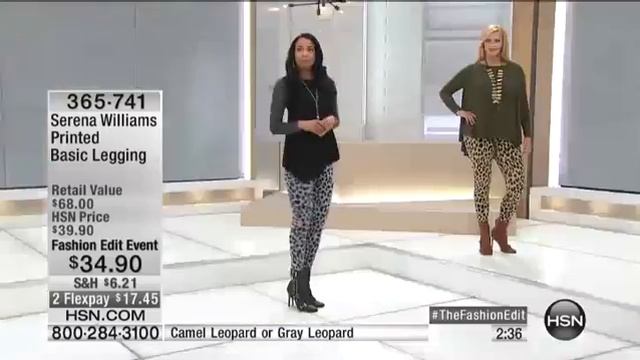 Serena Williams Printed Basic Legging