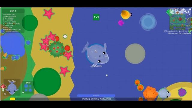 The Legendary Blue Whale in Roams io