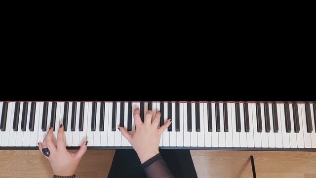 Wednesday plays the cello | Paint it black|  piano cover