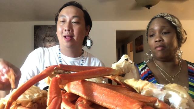 🦀 Snow Crab Mukbang 🦀 with Ms. Kizzy 🦀