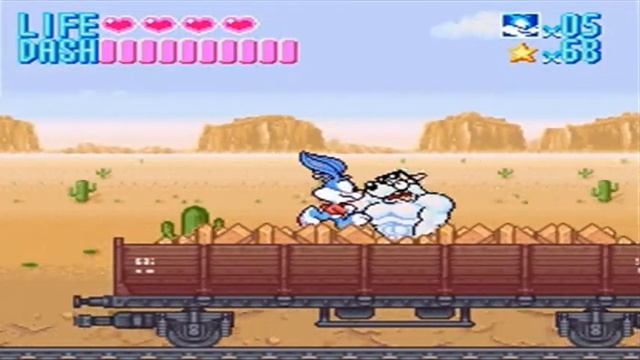 Tiny Toon Adventures | Buster Busts Loose! | The Western Movie | STAGE 2