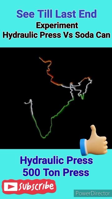 Hydraulic press vs Soda can #shorts #hydraulicpress #viralshortvideo2022