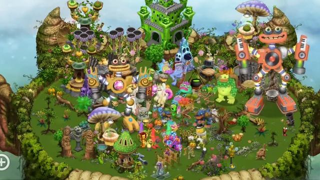 Растительный остров в my singing monsters.