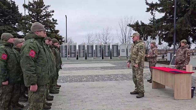 Награждение военнослужащих инженерного подразделения группировки войск «Центр»