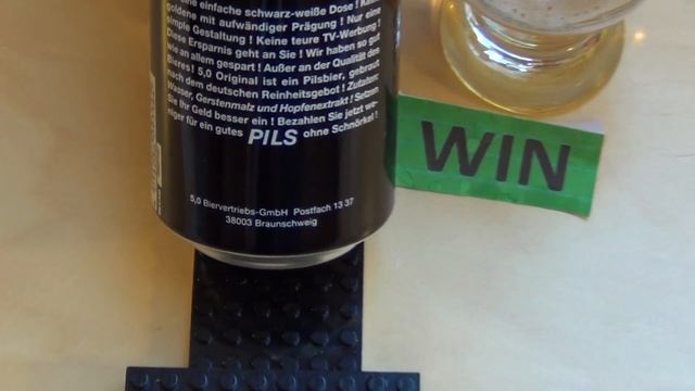 Fünf komma Null Original Pils Biervertieb Braunschweig