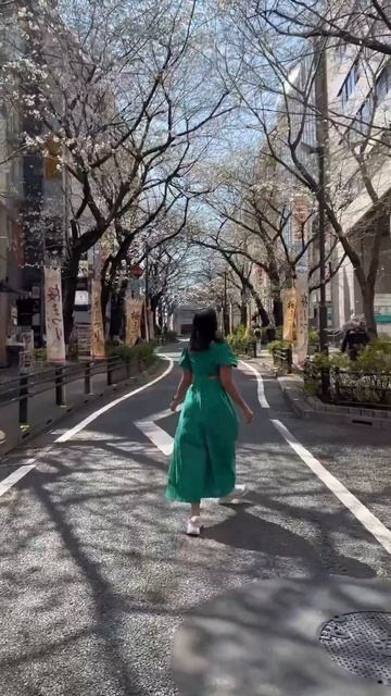 Sakura street during day time in Shibuya🌸#japan #shorts #fyp
