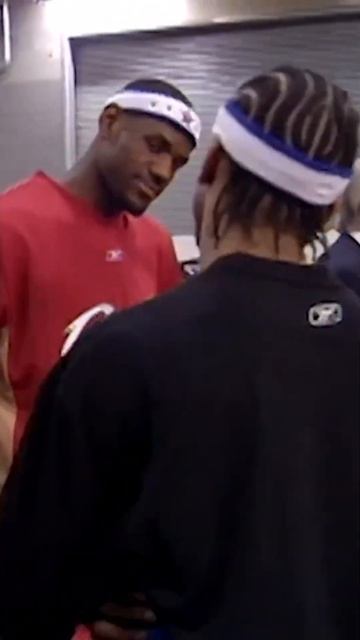 Allen Iverson and LeBron James Mic’d Up in the Hallway Before the 2005 All-Star Game