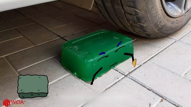 Детская анимация машина 🚓 давит мозг, машинку и др.
