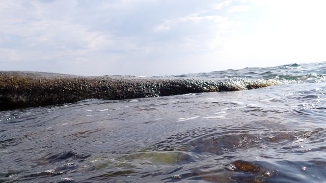 Кусочек летнего моря в зимний день.