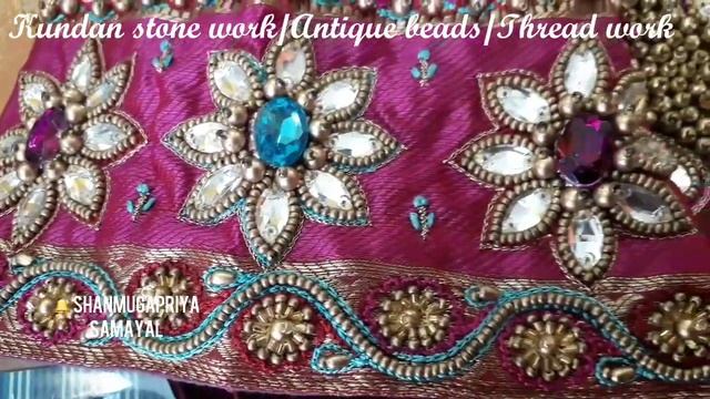 Pondicherry AS Ladies Tailor  Shop Venkata Nagar/Designer blouse /Aari work explaination