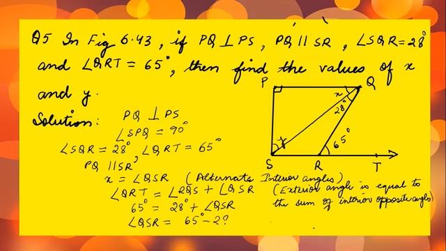Class 9|Maths|Chapter 6|Lines And Angles|NCERT|Exercise 6.3|Part 2