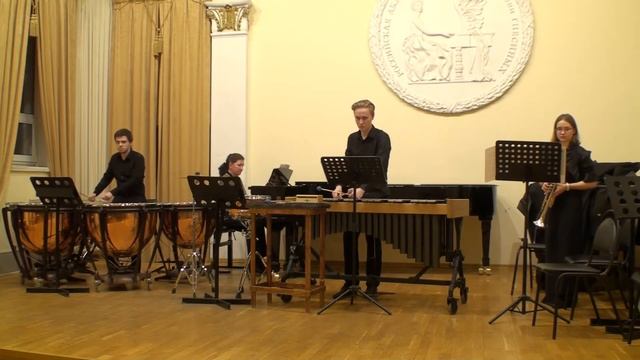 Игорь Рехин. Шесть пьес для трубы, ударных и клавесина.