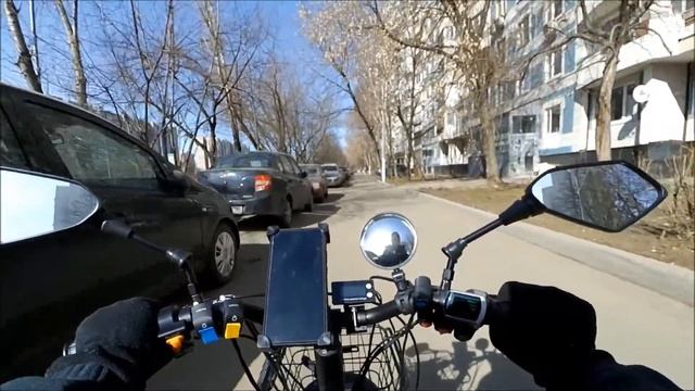 Эл.трицикл для инвалидов, полный привод, испытание ч.1 (Electric tricycle, four-wheel drive, test 1)
