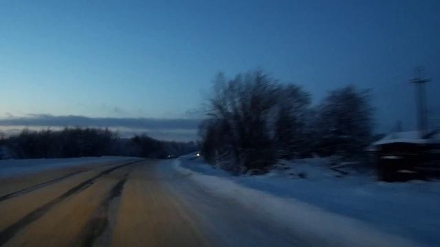 23-24 01 2021г дача дорога Новодвинск