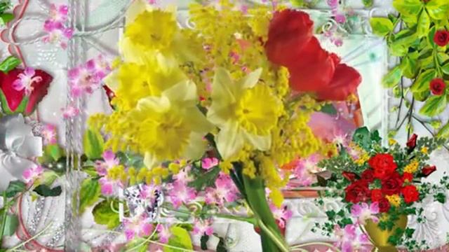 Женщине в день рождения. Музыкальное поздравление и пожелания.