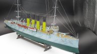 финал сборки и окраски Варяг от звезды 1/350