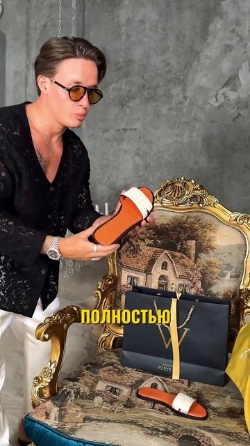 Эксклюзивные женские тапочки из кожи крокодила от бренда #vladbykov 🐊
