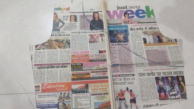 ANGRAKHA style peplum frock cutting ✂..... in very easy way // angrakha style frock kaise kaate